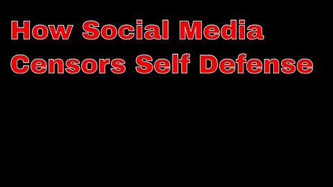 KOBK 112 Social Media Censors 🚫 Self Defense 🙊