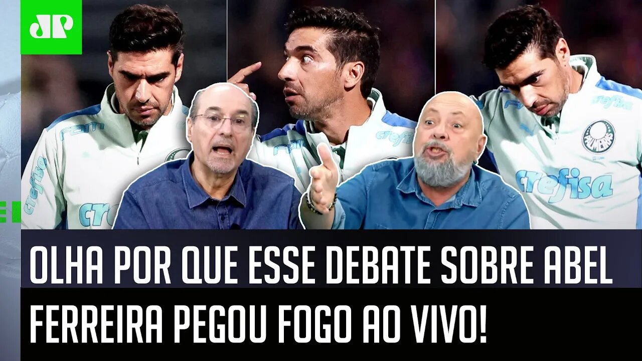 PEGOU FOGO! "QUÊ?? VOCÊ PIROU! O Abel Ferreira NÃO..." OLHA por que DEBATE FERVEU sobre o Palmeiras!