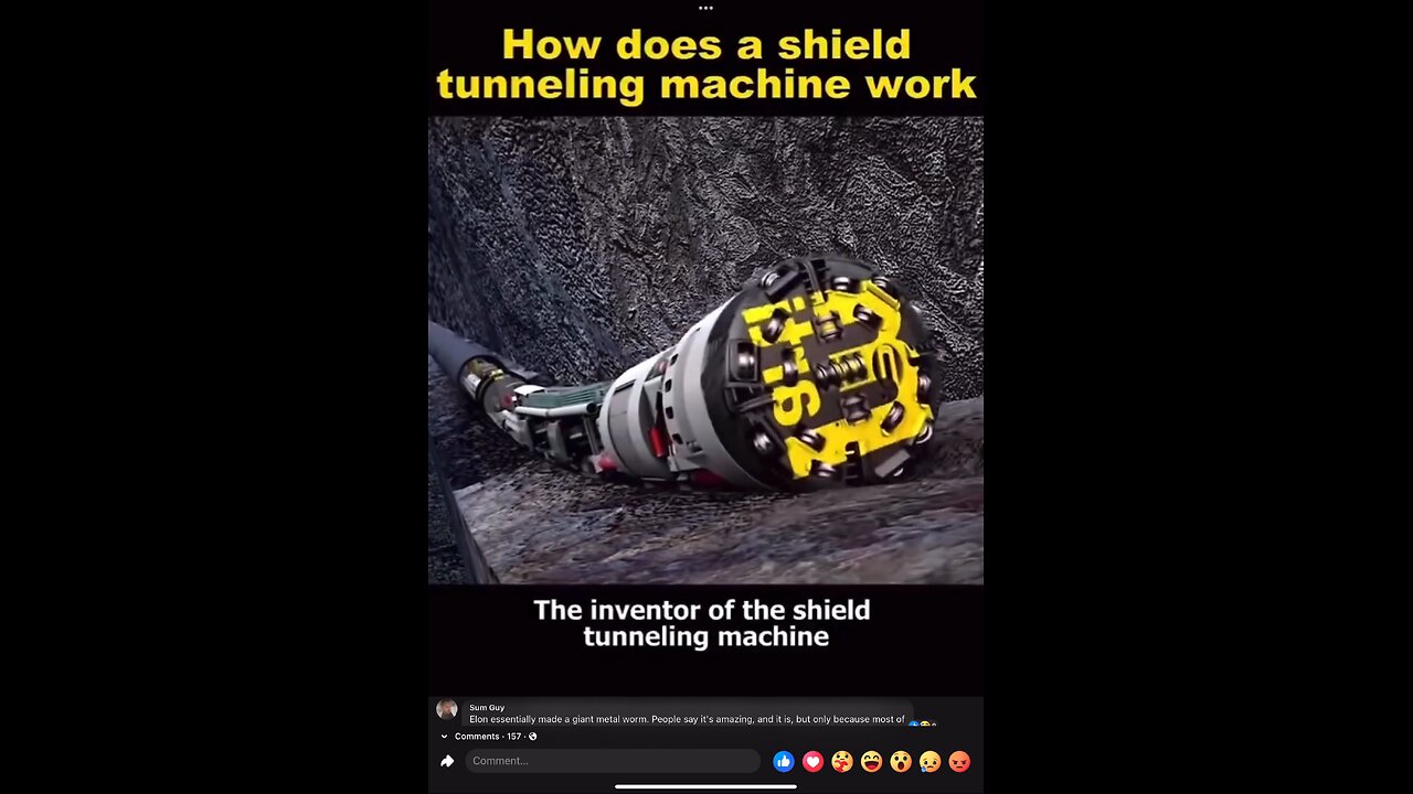 How does a shield tunneling machine work