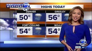 Breezy and cooler Saturday in Denver