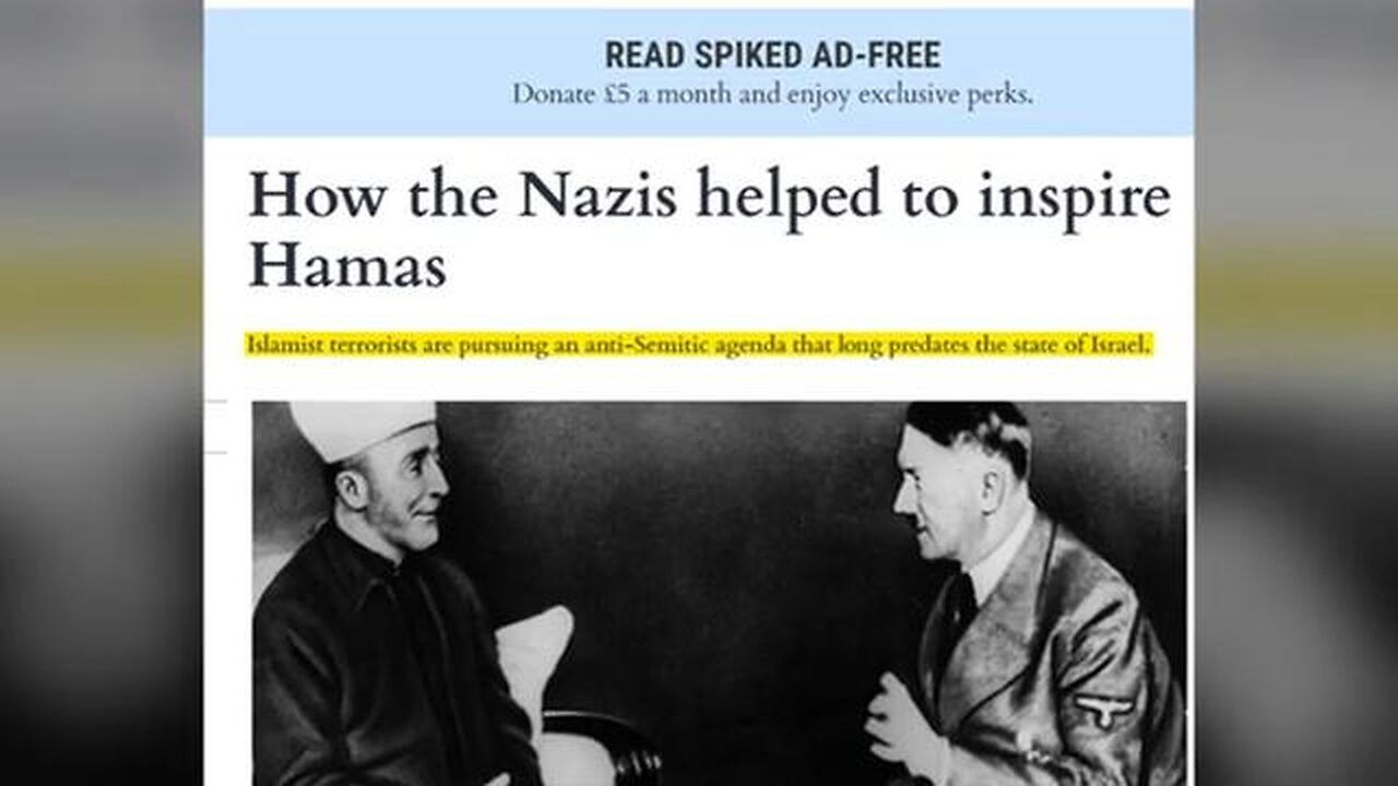 Hitler, Palestine, and Islamist Nazis