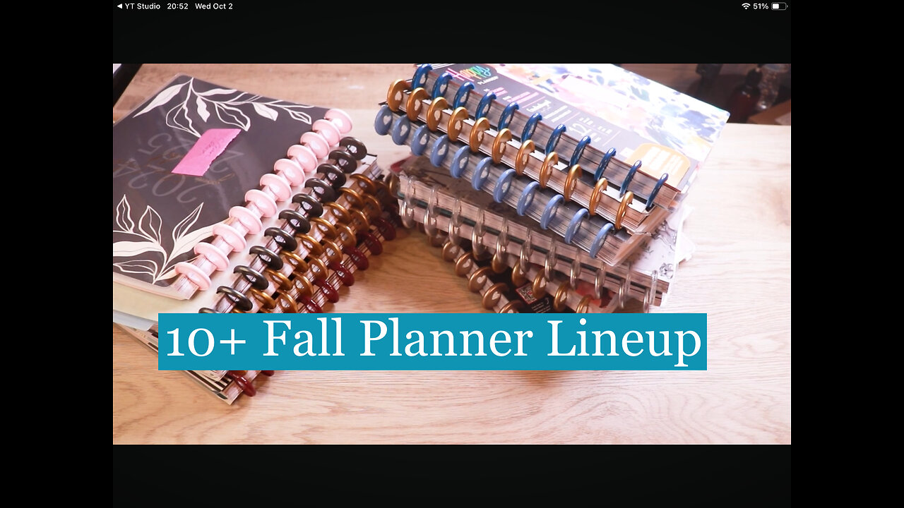 Fall Back Into Planning *Planner Lineup* Over 10 Planners!