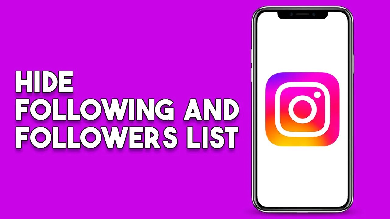 How To Hide Instagram Following And Followers List (Simple 2023)