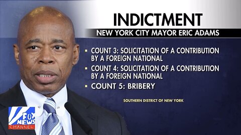 NYC Mayor Eric Adam’s charged with Accepting Foreign Bribes (September 26, 2024)