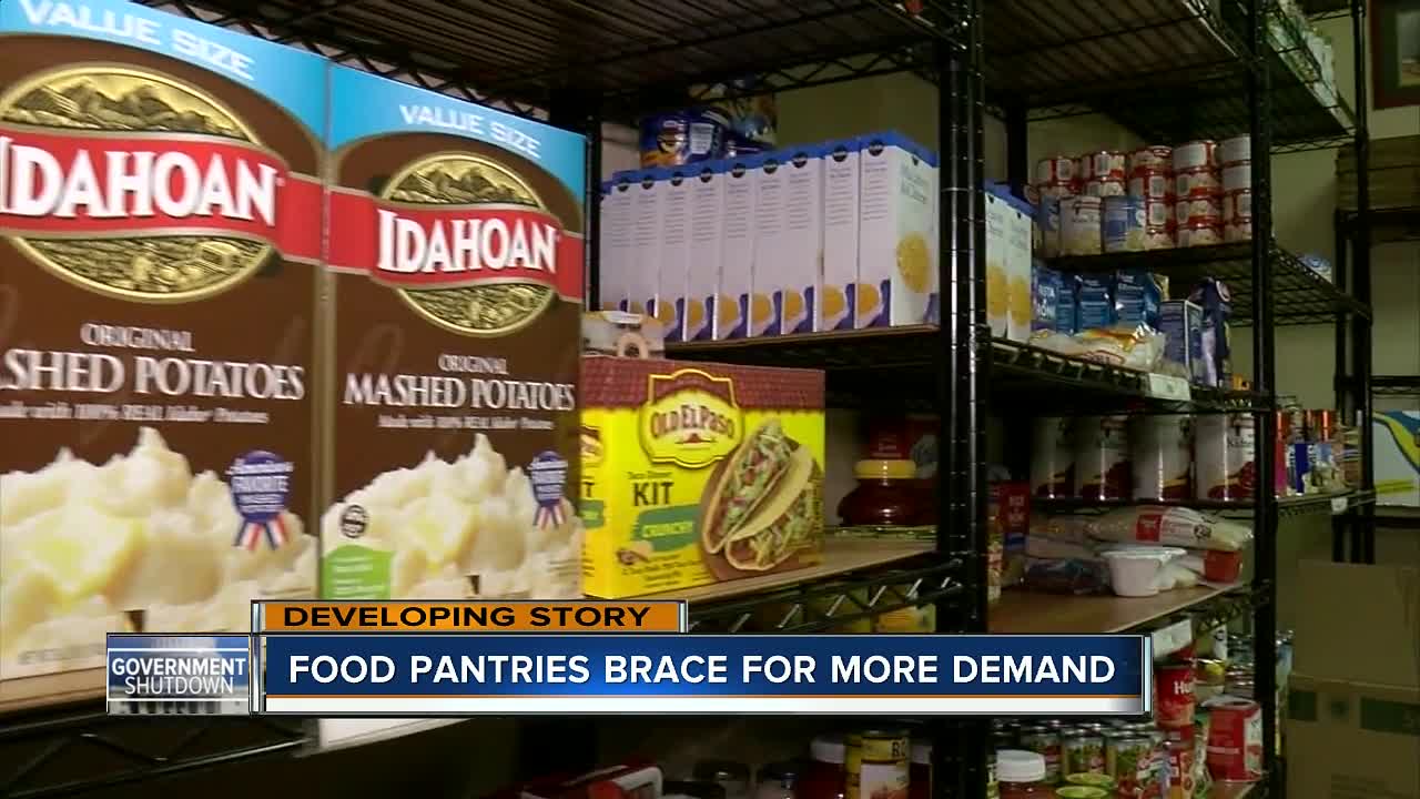 Tampa Bay food pantries prepare for increased demand amid government shutdown