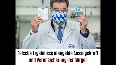 Testexzesse - Verunsicherung der Bürger