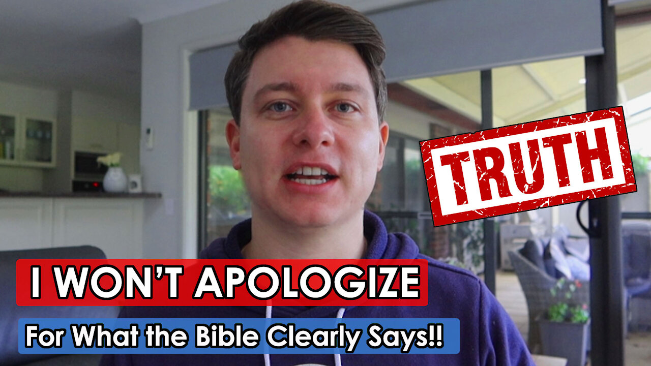 I WON'T apologize for what the Bible says | Progressive Christianity is a LIE |The Truth of It