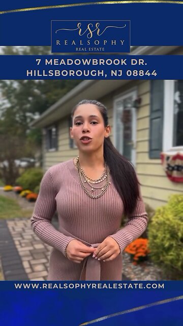 Just Listed - Realsophy Real Estate - 7 Meadowbrook Dr, Hillsborough, NJ 08844
