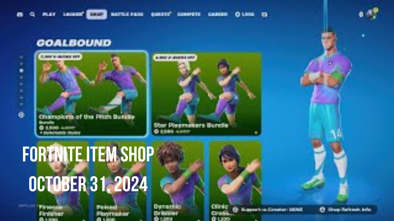 Fortnite Item Shop|October 31, 2024