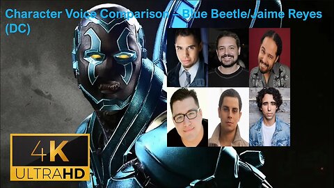 Character Voice Comparison - Blue Beetle/Jaime Reyes (DC)