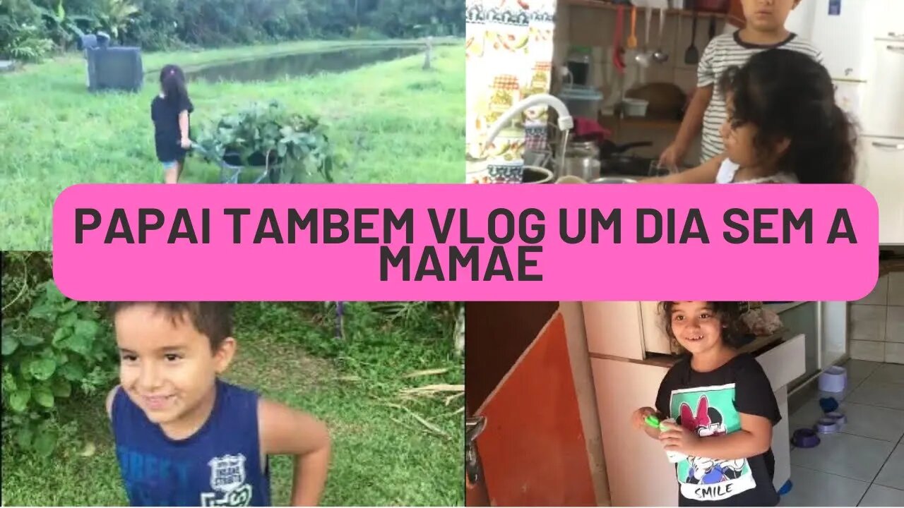 Um dia só com o papai - Papai também vlog