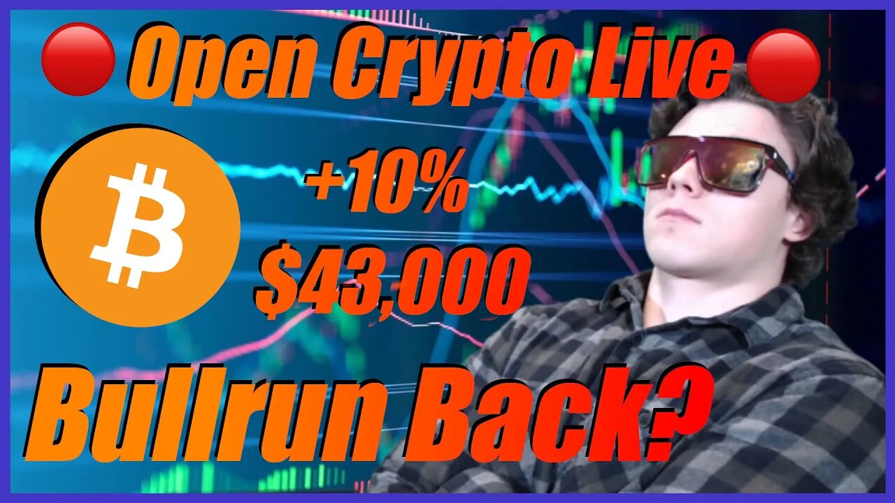 Crypto News LIVE 🔴 - Bitcoin Smashes Above $43,000!!! Crypto On the Move!