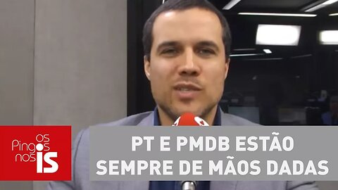 Na hora do aperto, PT e PMDB estão sempre de mãos dadas pelo poder