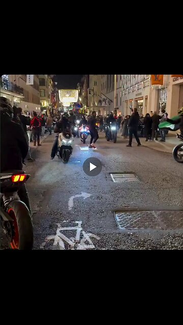 Pro-Palestinian migrant biker gangs are taking over the streets of London...