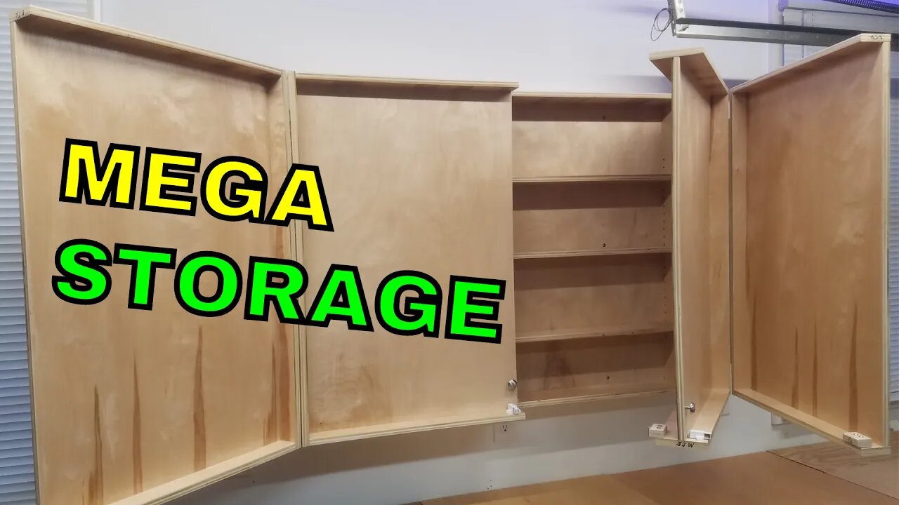 DIY tool storage woodworking wall cabinet build project