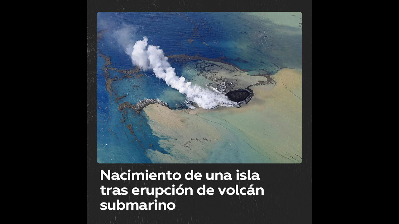 Nace una nueva isla tras erupción de volcán submarino en Japón