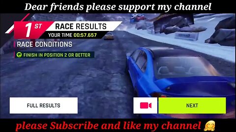 #Asphalt 9 Power of #Nature Race goal finish in position 2 or better