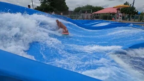 flowrider - Logan - 1 at Soak City, Kings Island