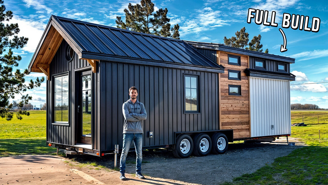 BUILDING MY DREAM TINY HOME | BUILD A TINY HOUSE