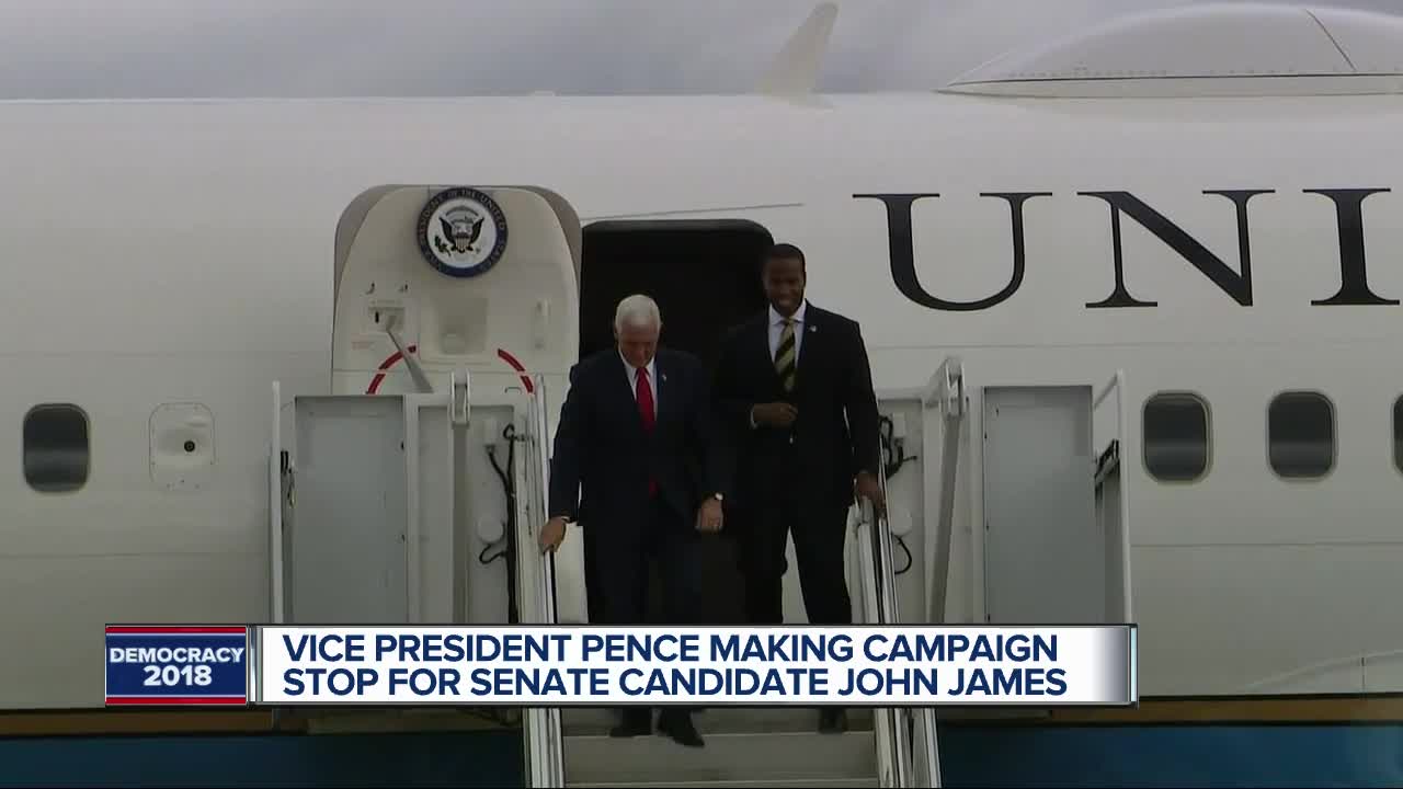 Mike Pence to return to Michigan in support of John James for Senate