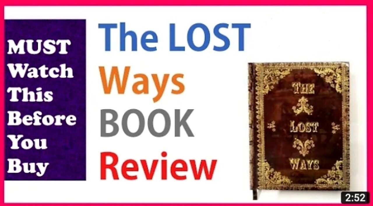 The Lost Ways 2 Review 🔴 What Others are Not Telling You About Claude Davis Survival Book?