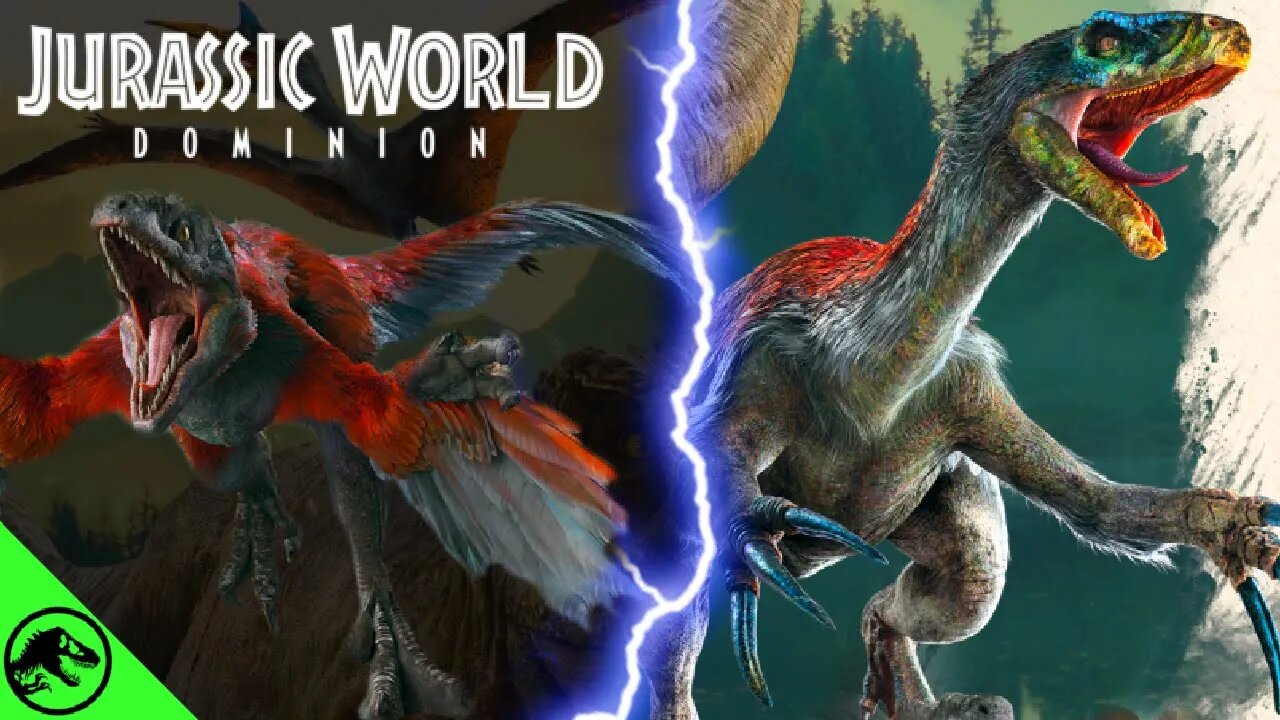 New Jurassic World: Dominion Dinosaur Species Revealed! - Pyroraptor and Therizinosaurus