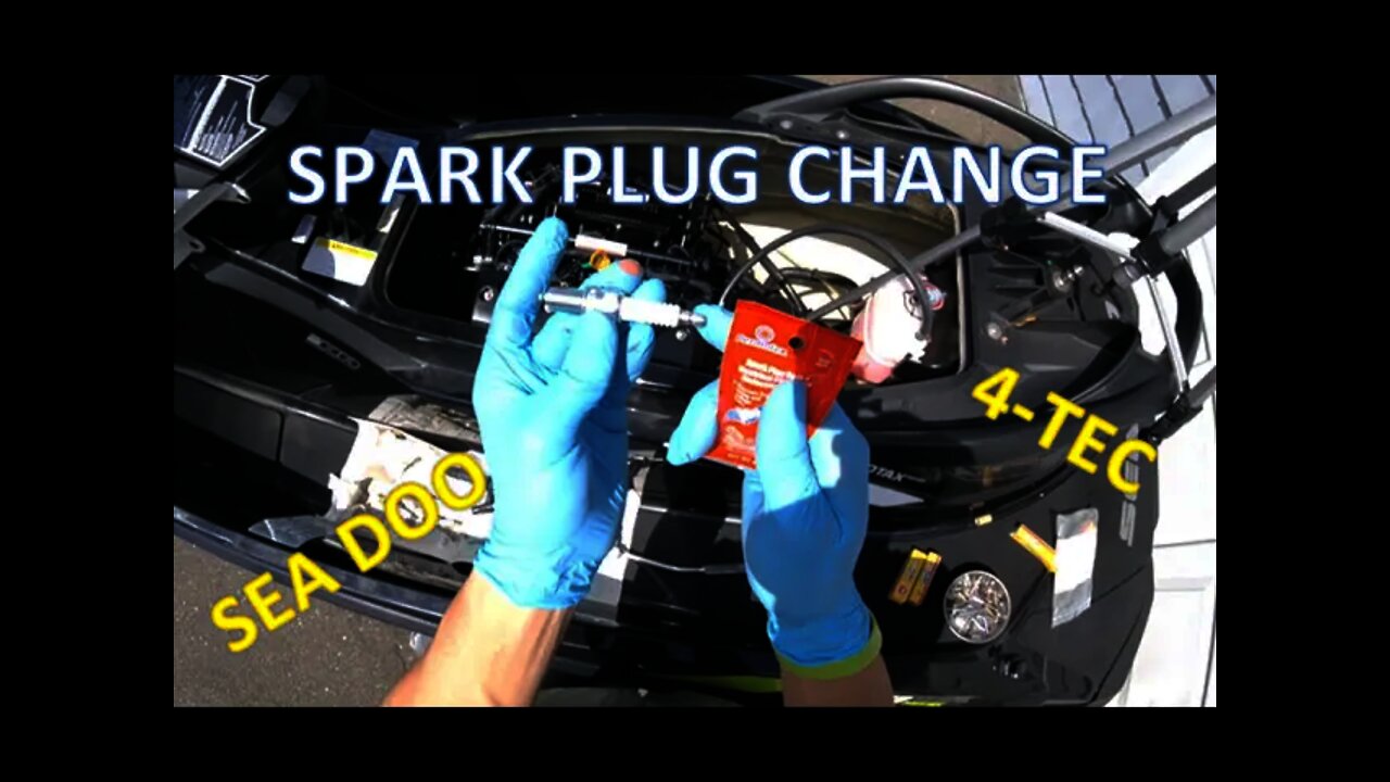 Changing Spark Plugs on a SEA DOO - How To Replace