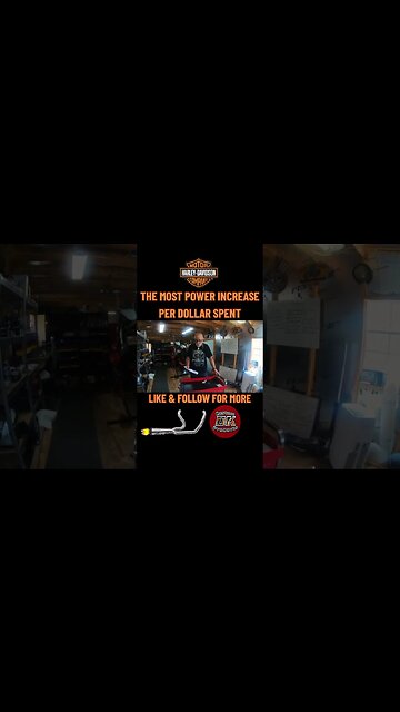 Harley Exhaust, Deeper Tone & More Power-Under $50 #shorts