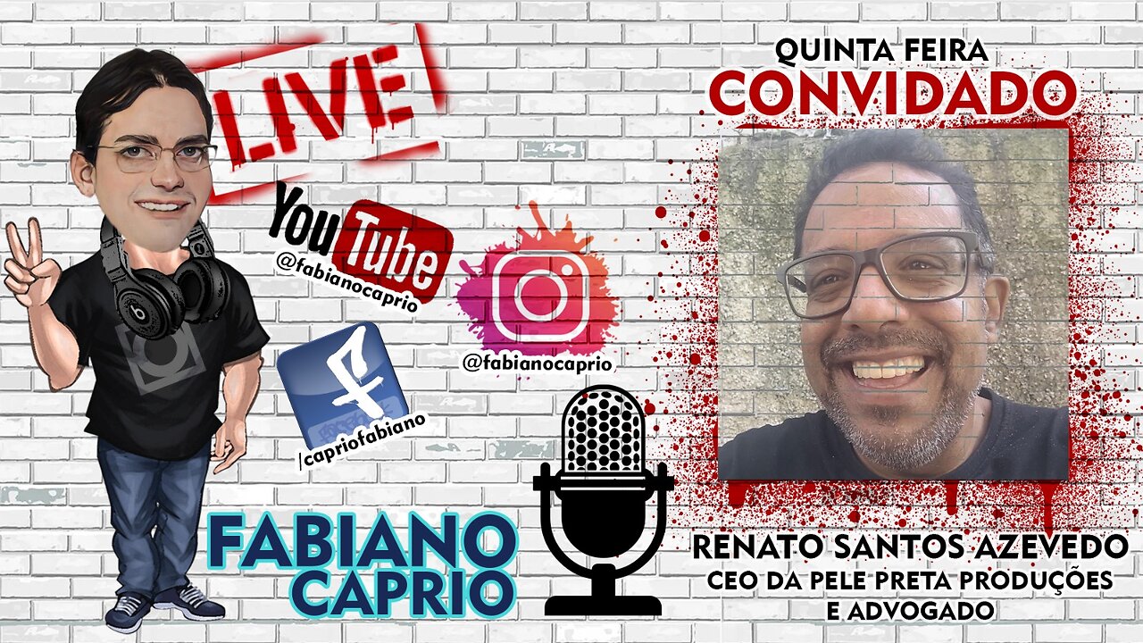 FABIANO CAPRIO - Convidados hoje - DR. RENATO AZEVEDO - CEO DA PRODUÇÃO PRETA - PODCAPRIO -