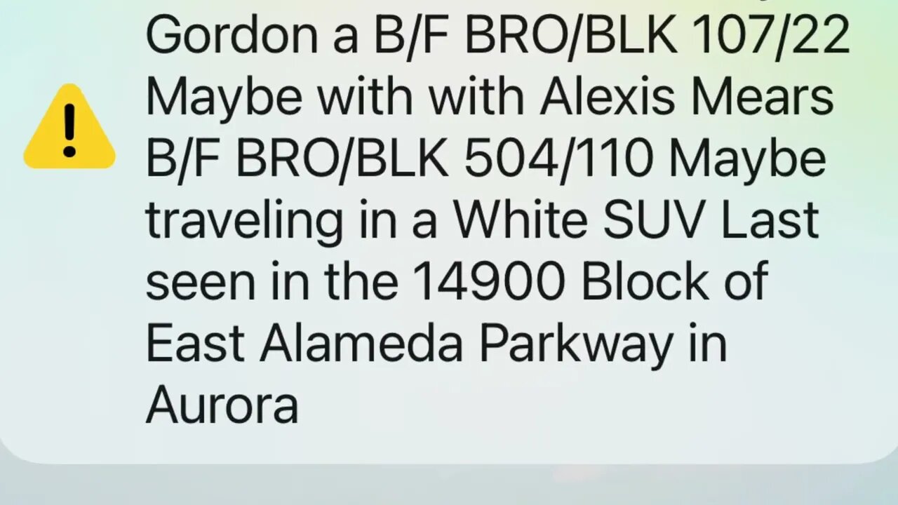 Amyah Gordon Amber Alert 🚨 Colorado #missing #amberalert