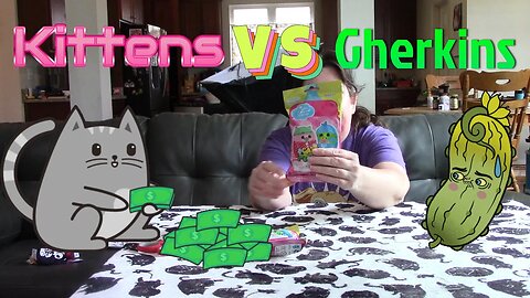 Kittens Vs Gherkins Bling Bags 😻