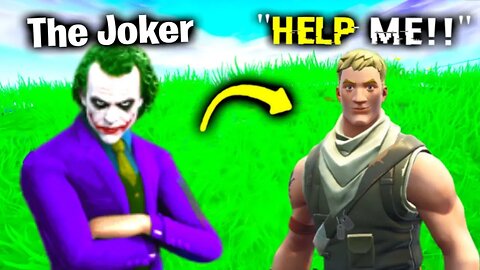 I Pretended To Be The Joker In Fortnite