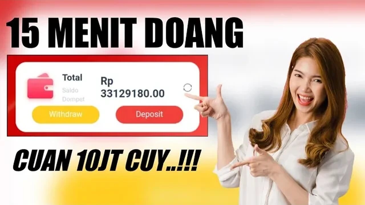 CARA CUAN SALDO DANA DARI WEBSITE 15 MENIT 10 JT CUY