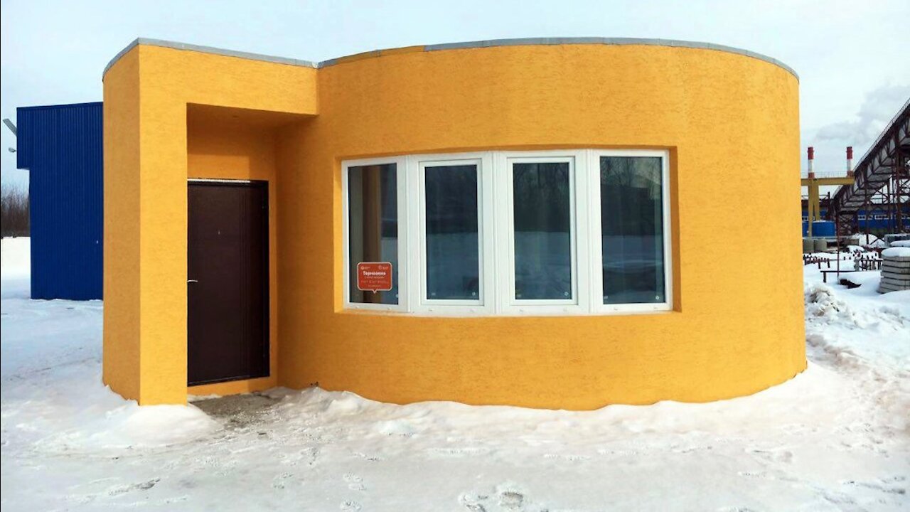 House Built by 3D Printer in 24 Hours for only $10,000