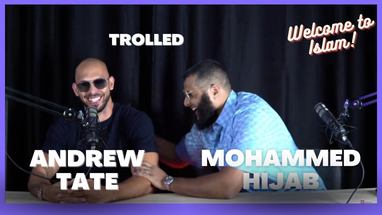 Mohammed Hijab Trolling Andrew Tate 😂 But also Welcomes him to Islam