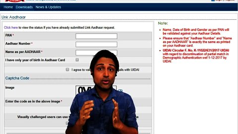 How To Link Aadhaar With PAN Card Online & Using SMS