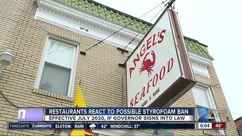 Restaurants react to possible statewide styrofoam ban