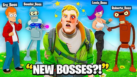 I Pretended To Be FUTURAMA Bosses in Fortnite!