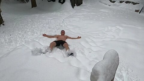 The Snow Angel Challenge. Can You Do It?