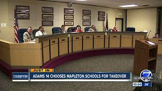 Adams 14 school board selects Mapleton Public Schools to manage troubled district