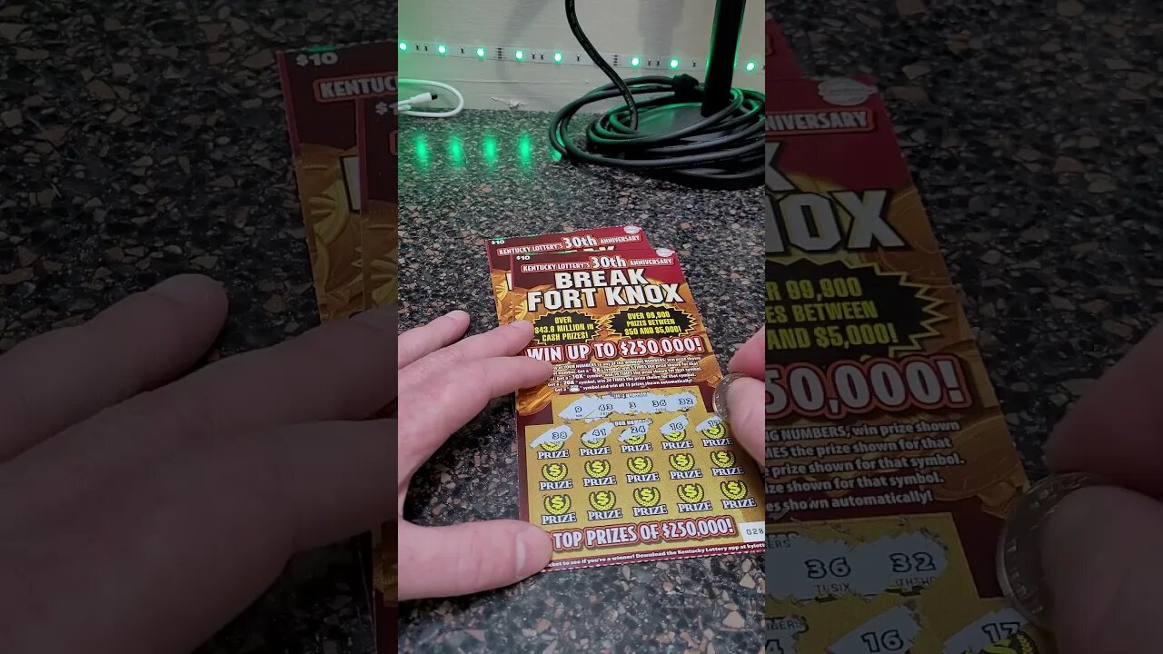 Winning Scratch Off Lottery Tickets from Kentucky Lottery!