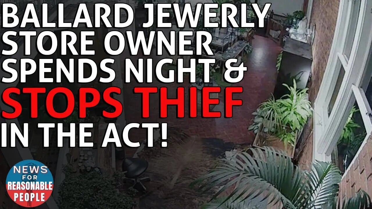 A Female Owner of an Seattle Jewelry Store Spends The Night Inside to Stop Thieves