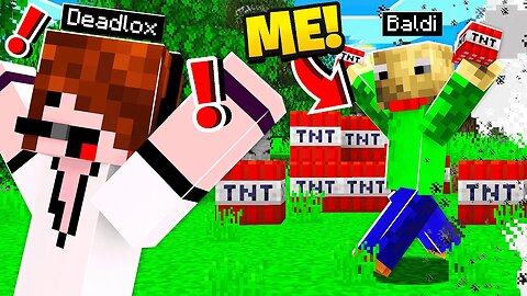 I Pretended To Be BALDI In Minecraft