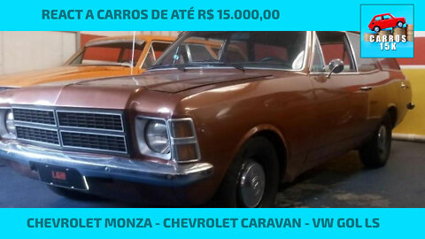 REACT: Carros de até R$ 15.000 anunciados na internet #1