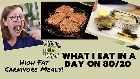 What I Eat Day on High Fat Carnivore KETOAF (Animal Fats) 80/20 | My New Favorite Meal!