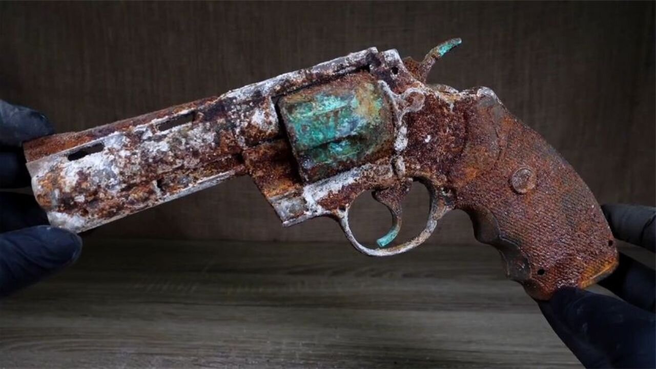 Take a rusty rifle and give it a makeover