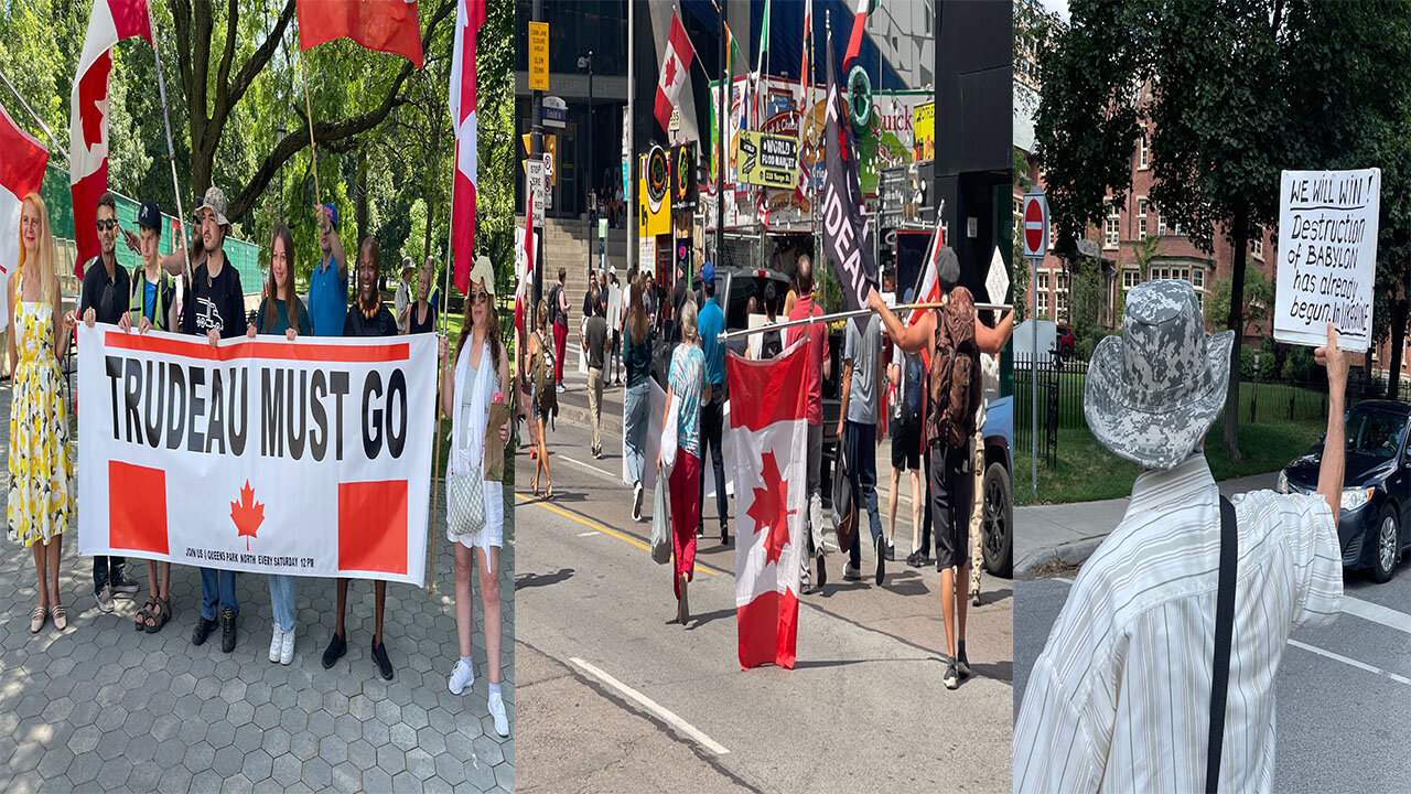 Raw Video: Queen’s Park weekly freedom rally