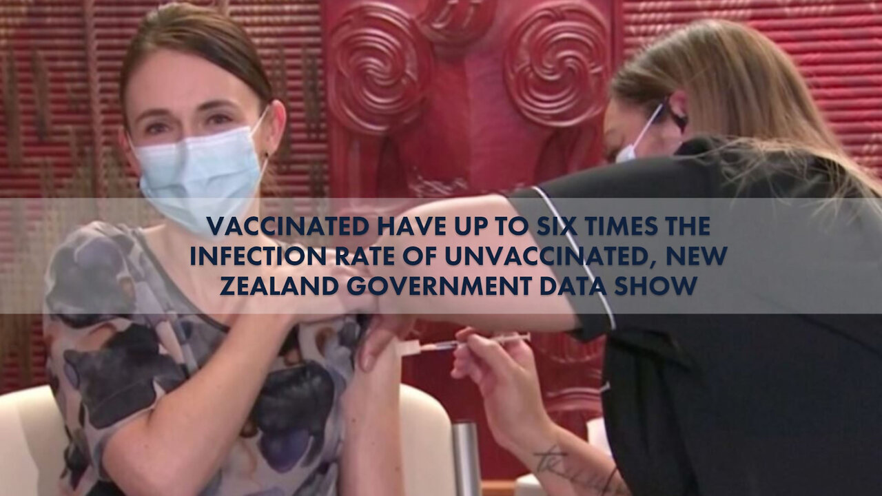 Vaccinated Have Up To SIX Times the Infection Rate of Unvaccinated, New Zealand Government Data Show