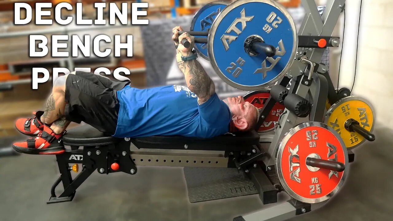 LEE PRIEST: How to Decline Bench Press like a Bodybuilder? | ATX-WSX-670 Triplex Multigym