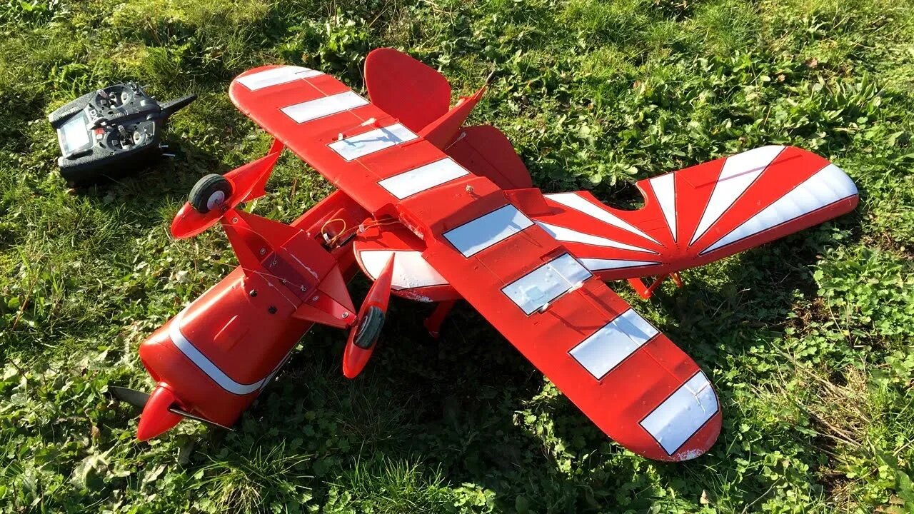 E-flite Pitts S 1S RC Plane Crash With RECKEM ROYS RC